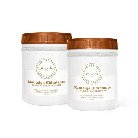 Kit Duo Manteiga Corporal Hidratante AUÁ