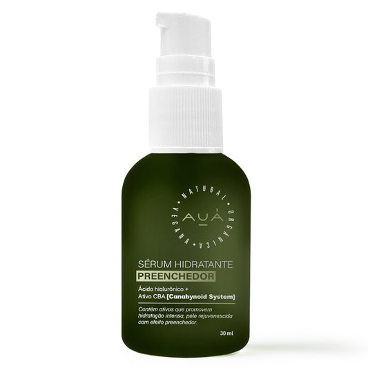 Sérum Hidratante Preenchedor Facial Com Ácido Hialurônico Natural 30ml AUÁ