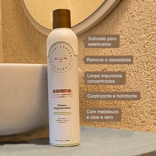 Tônico Regenerador Antioleosidade 250ml AUÁ Natural